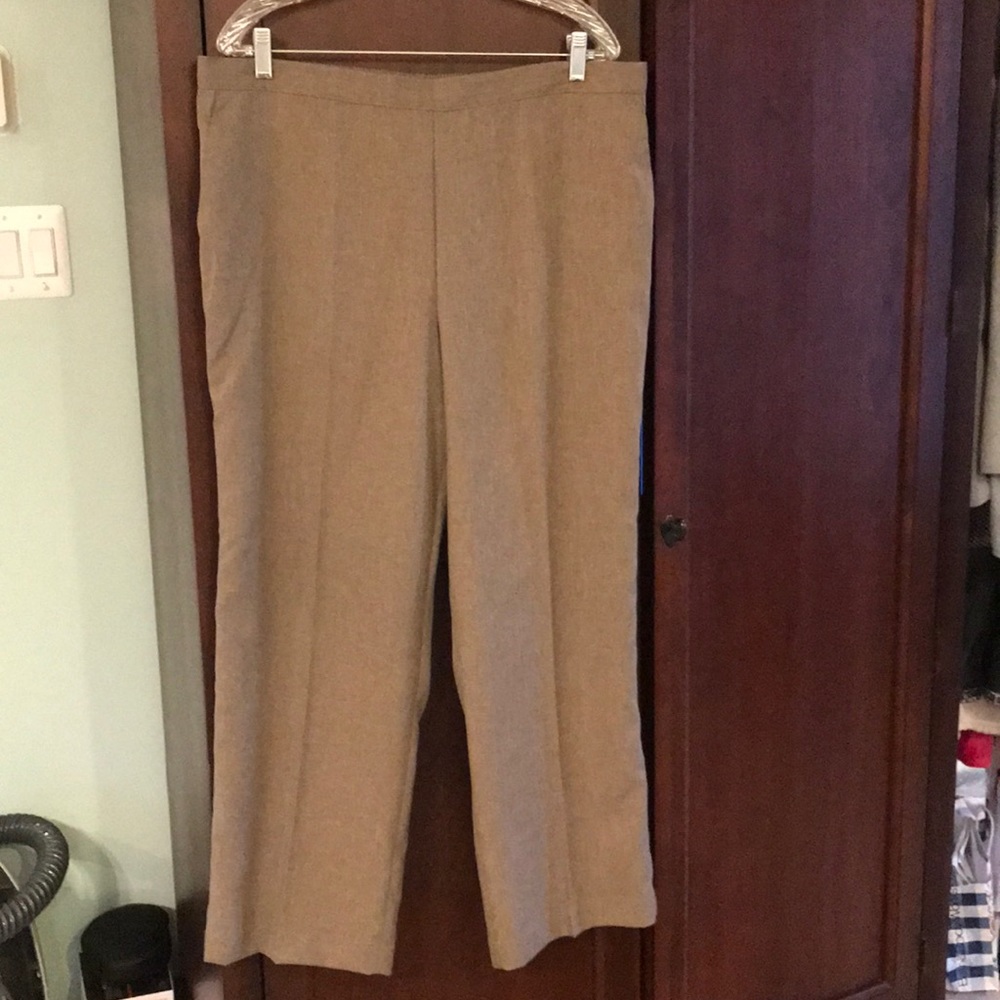 Alfred Dunner Tan Trousers